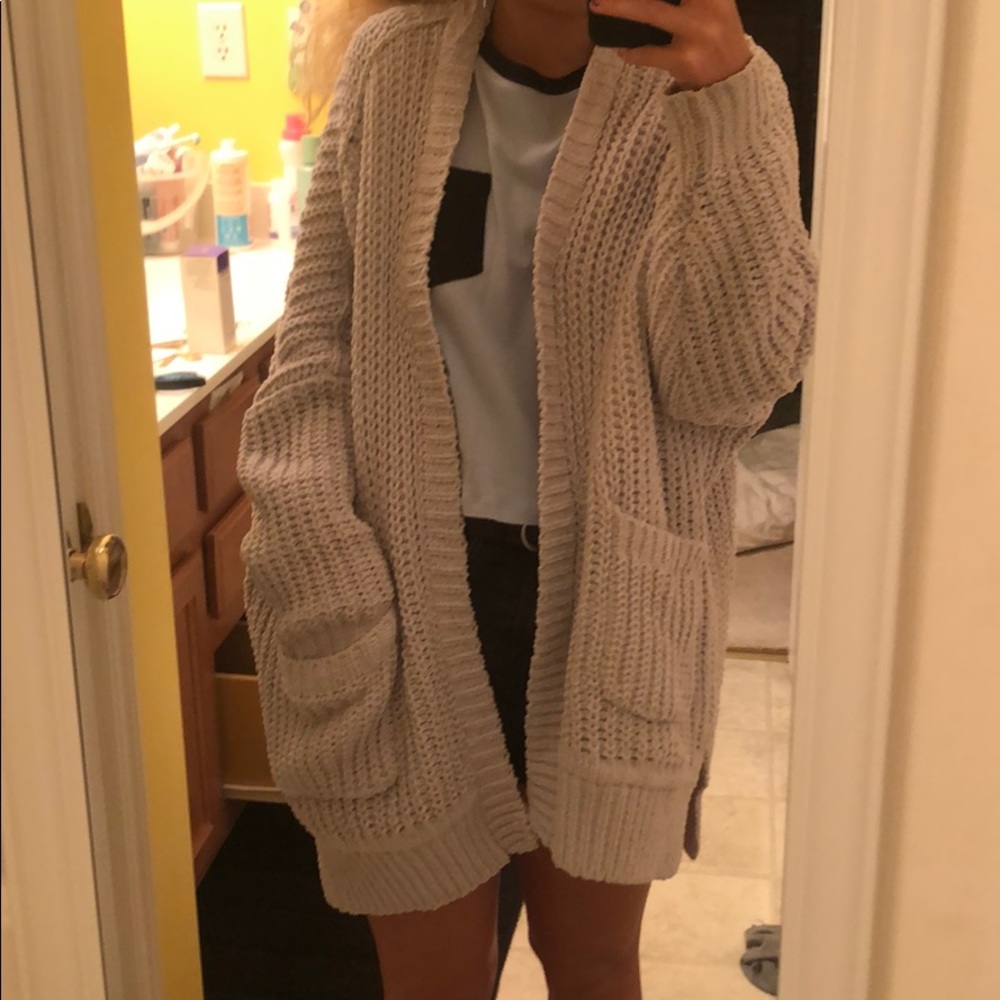 fluffyyy cardigan!!
